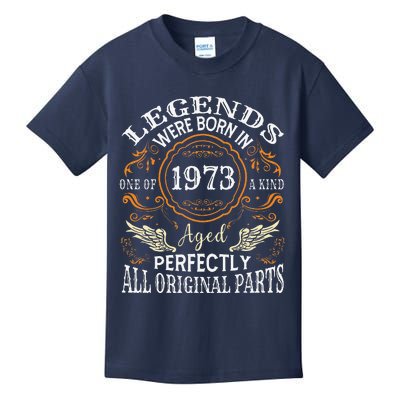 Vintage 1973 Classic Turning 50 Years 50th Birthday For Kids T-Shirt