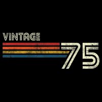 Vintage 1975 Chest Stripe 48 Birthday Backpack
