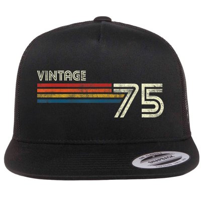 Vintage 1975 Chest Stripe 48 Birthday Flatbill Hat
