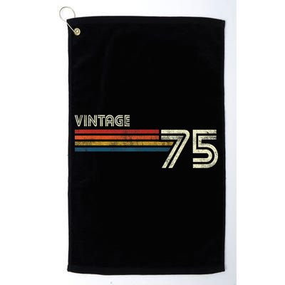 Vintage 1975 Chest Stripe 48 Birthday Golf Towel