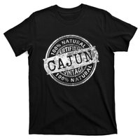 Vintage 100 Certified Cajun White Stamp Louisiana T-Shirt