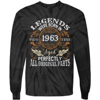 Vintage 1963 Classic Turning 60 Years 60th Birthday For M.e.n Tie-Dye Long Sleeve Shirt