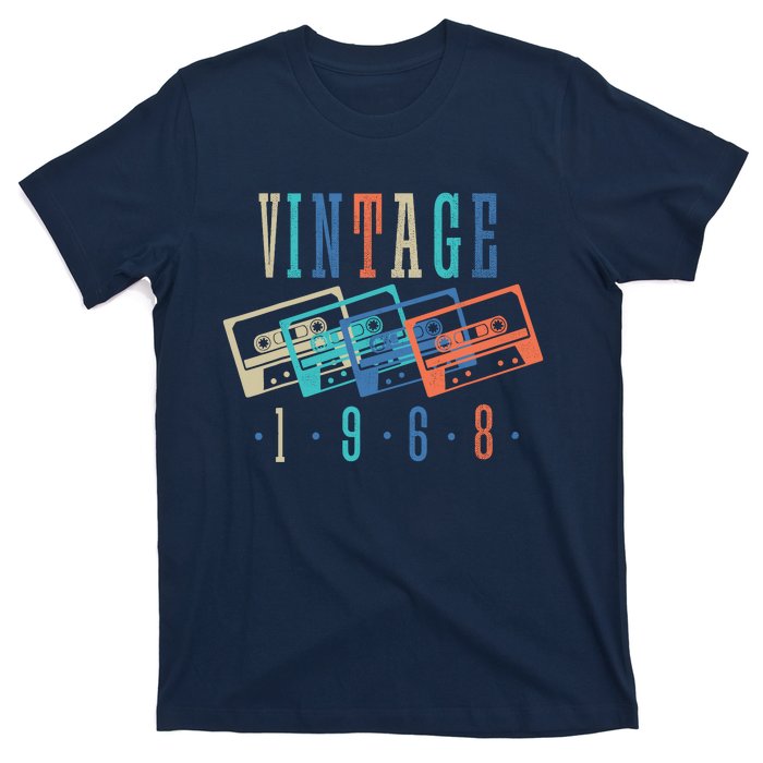 Vintage 1968 Cassette Tape 1968 Birthday Gifts 56 Year Old T-Shirt