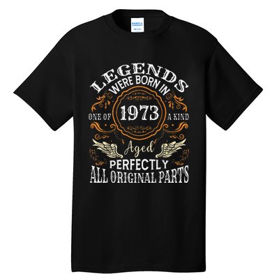 Vintage 1973 Classic Turning 50 Years 50th Birthday Tall T-Shirt