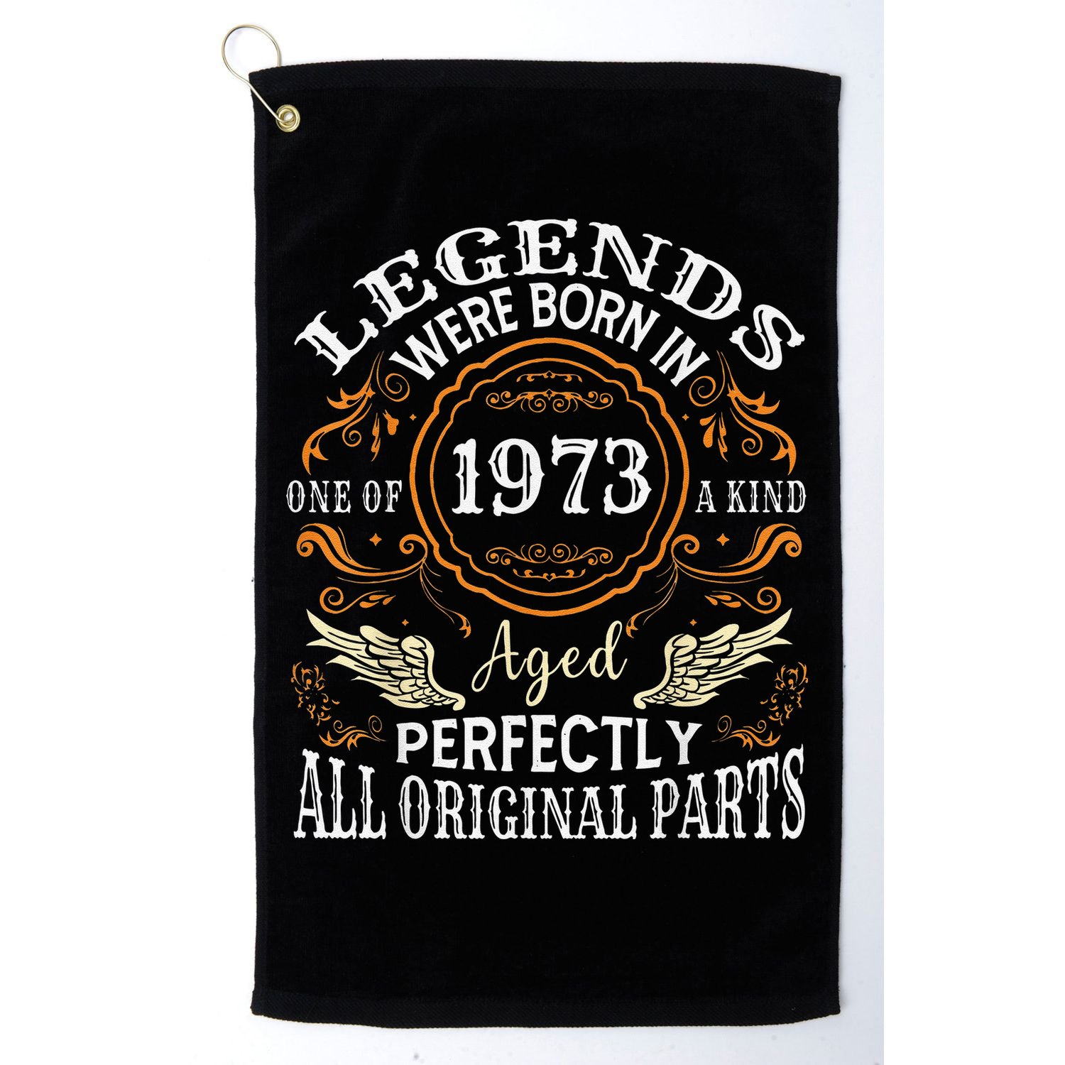 Vintage 1973 Classic Turning 50 Years 50th Birthday Golf Towel