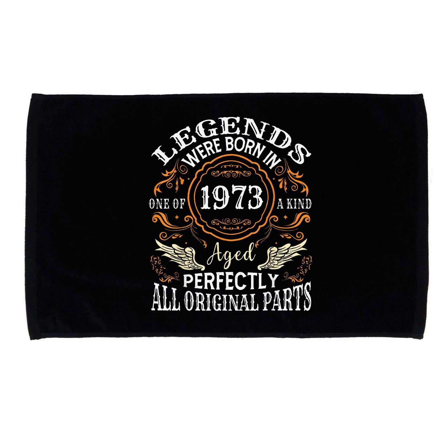 Vintage 1973 Classic Turning 50 Years 50th Birthday Microfiber Hand Towel