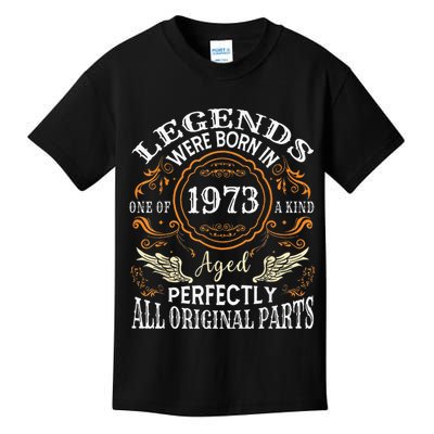 Vintage 1973 Classic Turning 50 Years 50th Birthday Kids T-Shirt