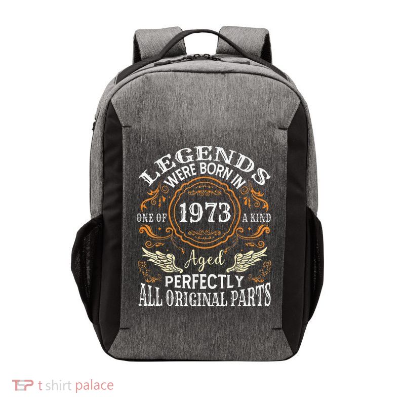 Vintage 1973 Classic Turning 50 Years 50th Birthday Vector Backpack
