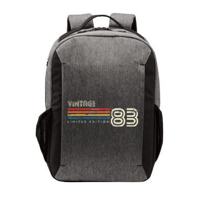 Vintage 1983 Chest Stripe 40 Birthday Vector Backpack