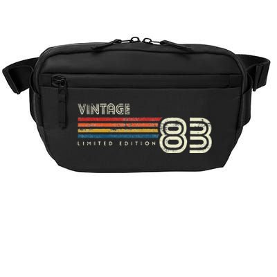 Vintage 1983 Chest Stripe 40 Birthday Crossbody Pack