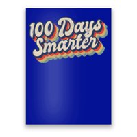 Vintage 100 Days Smarter Teacher Student 100th Day Of School Gift Poster