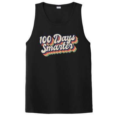 Vintage 100 Days Smarter Teacher Student 100th Day Of School Gift PosiCharge Competitor Tank