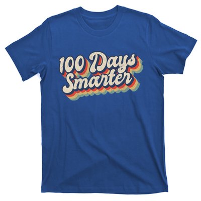 Vintage 100 Days Smarter Teacher Student 100th Day Of School Gift T-Shirt