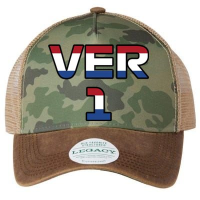 VER 1 Dutch Flag Legacy Tie Dye Trucker Hat