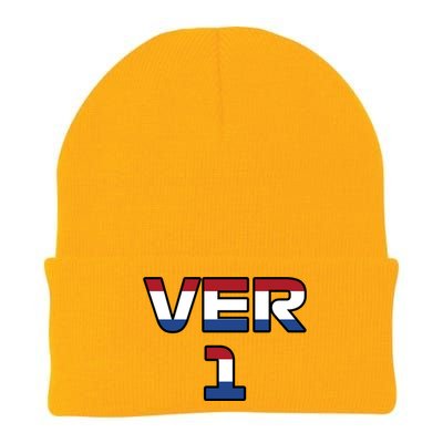 VER 1 Dutch Flag Knit Cap Winter Beanie