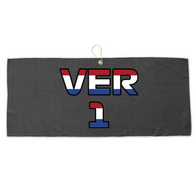 VER 1 Dutch Flag Large Microfiber Waffle Golf Towel