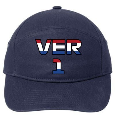 VER 1 Dutch Flag 7-Panel Snapback Hat