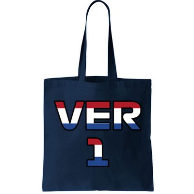 VER 1 Dutch Flag Tote Bag