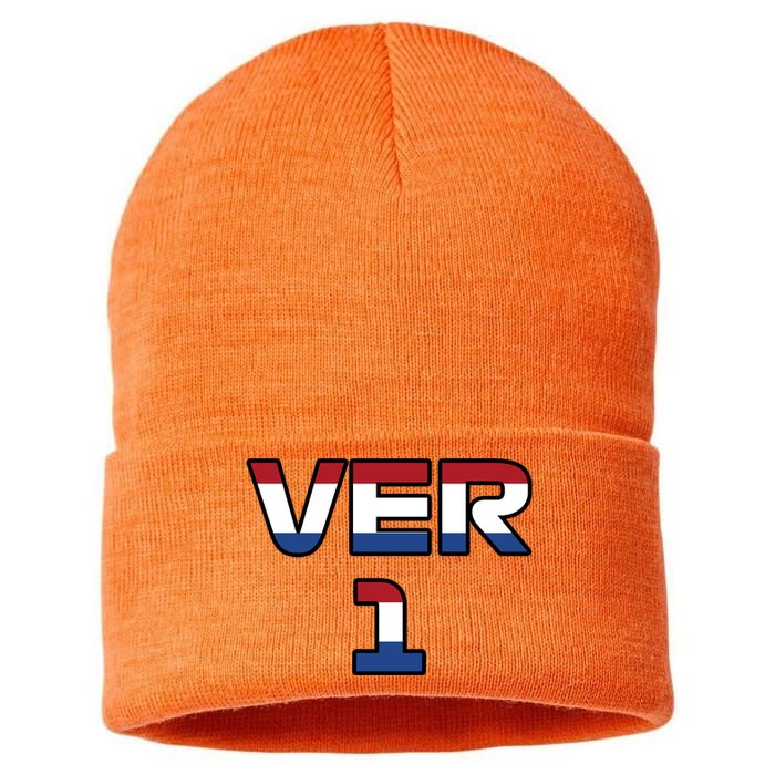 VER 1 Dutch Flag Sustainable Knit Beanie