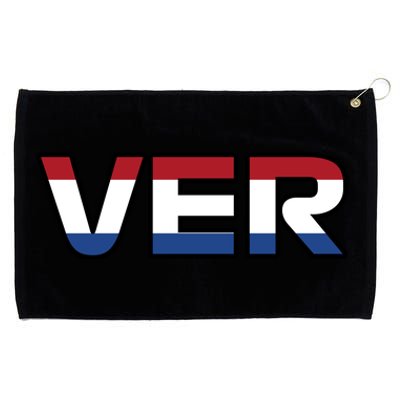 VER 1 Dutch Flag Grommeted Golf Towel