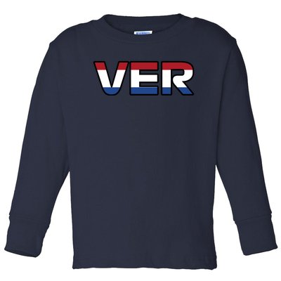 VER 1 Dutch Flag Toddler Long Sleeve Shirt