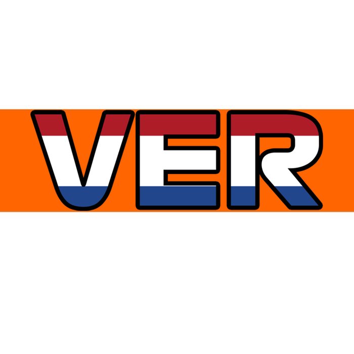 VER 1 Dutch Flag Bumper Sticker