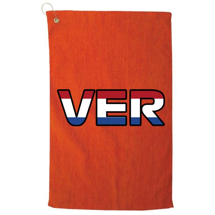 VER 1 Dutch Flag Platinum Collection Golf Towel