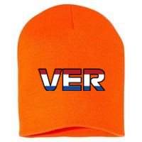 VER 1 Dutch Flag Short Acrylic Beanie