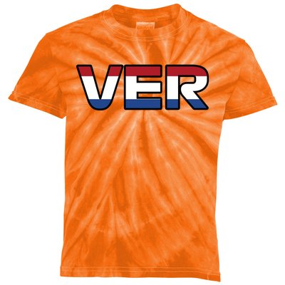 VER 1 Dutch Flag Kids Tie-Dye T-Shirt