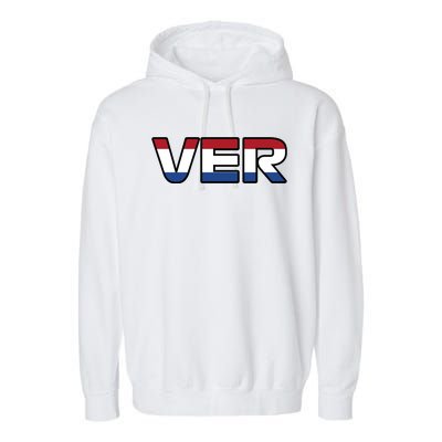 VER 1 Dutch Flag Garment-Dyed Fleece Hoodie