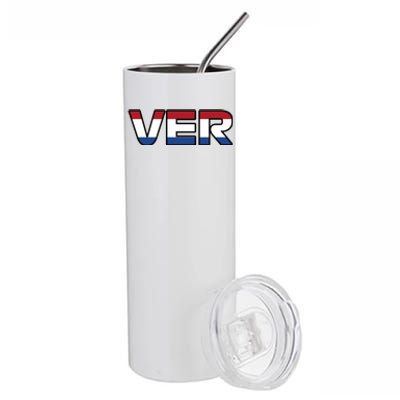 VER 1 Dutch Flag Stainless Steel Tumbler