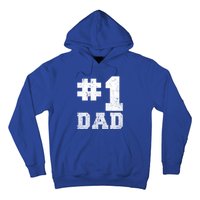 Vintage #1 Dad Number One Golf Dad Fathers Day Gift Hoodie