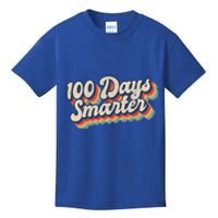 Vintage 100 Days Smarter Teacher Student 100th Day Of School Gift Kids T-Shirt