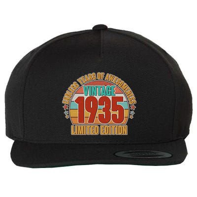 Vintage 1935 Endless Years Of Awesomeness Limited Edition 90th Birthday Wool Snapback Cap