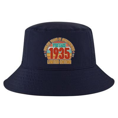 Vintage 1935 Endless Years Of Awesomeness Limited Edition 90th Birthday Cool Comfort Performance Bucket Hat
