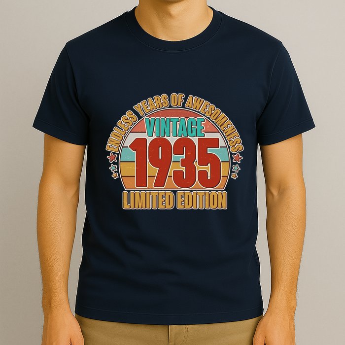 Vintage 1935 Endless Years Of Awesomeness Limited Edition 90th Birthday T-Shirt
