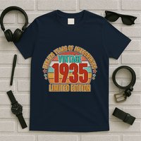 Vintage 1935 Endless Years Of Awesomeness Limited Edition 90th Birthday T-Shirt