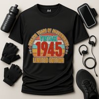 Vintage 1945 Endless Years Of Awesomeness Limited Edition 80th Birthday Performance Shirt