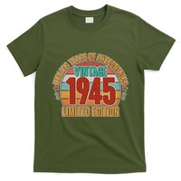 Vintage 1945 Endless Years Of Awesomeness Limited Edition 80th Birthday T-Shirt