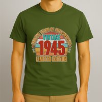 Vintage 1945 Endless Years Of Awesomeness Limited Edition 80th Birthday T-Shirt