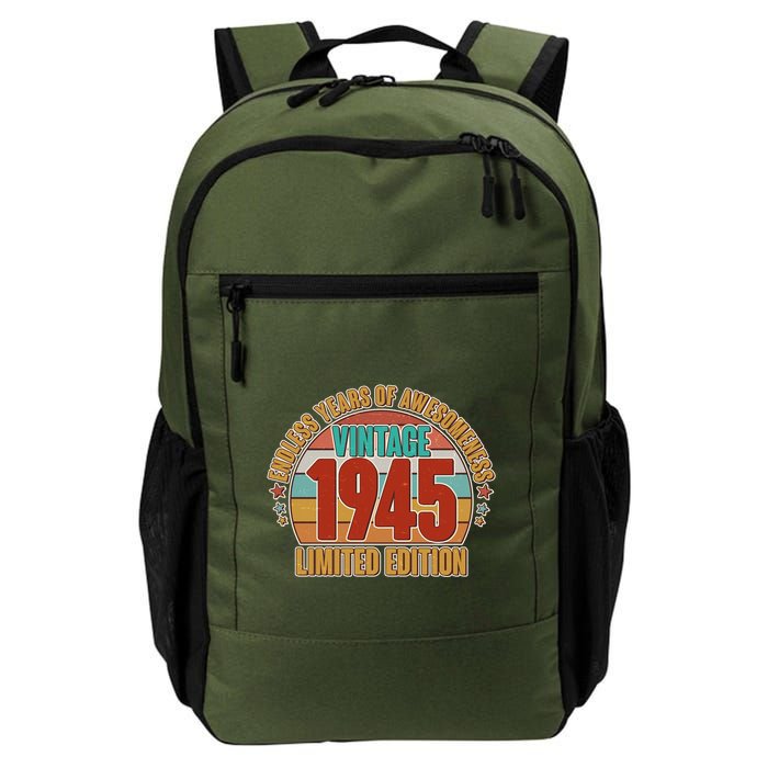 Vintage 1945 Endless Years Of Awesomeness Limited Edition 80th Birthday Backpack
