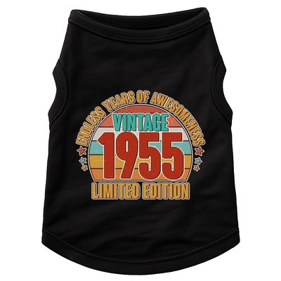 Vintage 1955 Endless Years Of Awesomeness Limited Edition 70th Birthday Doggie Tank