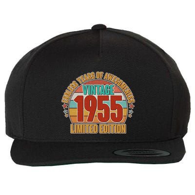 Vintage 1955 Endless Years Of Awesomeness Limited Edition 70th Birthday Wool Snapback Cap