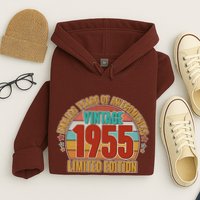 Vintage 1955 Endless Years Of Awesomeness Limited Edition 70th Birthday Hoodie