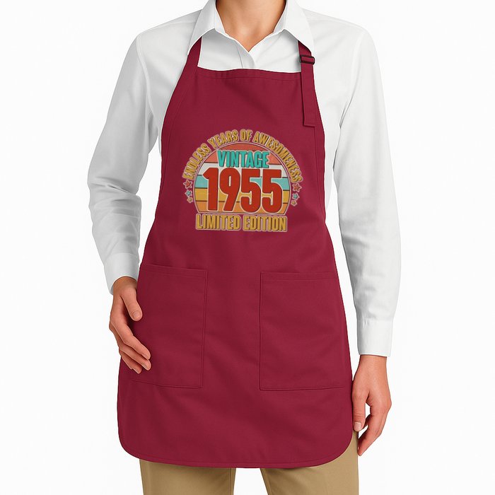 Vintage 1955 Endless Years Of Awesomeness Limited Edition 70th Birthday Apron