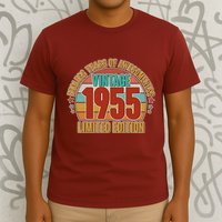 Vintage 1955 Endless Years Of Awesomeness Limited Edition 70th Birthday T-Shirt
