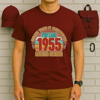 Vintage 1955 Endless Years Of Awesomeness Limited Edition 70th Birthday T-Shirt
