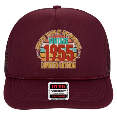 Vintage 1955 Endless Years Of Awesomeness Limited Edition 70th Birthday Trucker Hat
