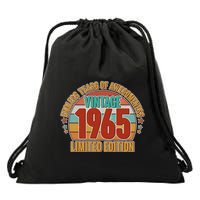 Vintage 1965 Endless Years Of Awesomeness Limited Edition 60th Birthday Drawstring Bag