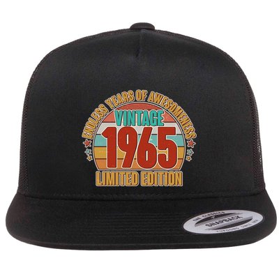 Vintage 1965 Endless Years Of Awesomeness Limited Edition 60th Birthday Flatbill Hat